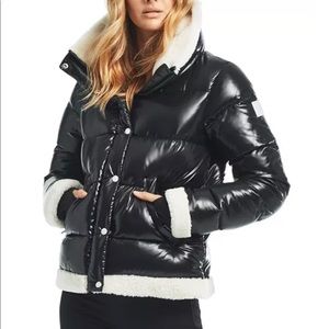 SAM. Willa Shearling Down Puffer Coat